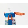 Skater PDSH5 Children's Water Bottle with Straw, Clear Bottle, Plarail,