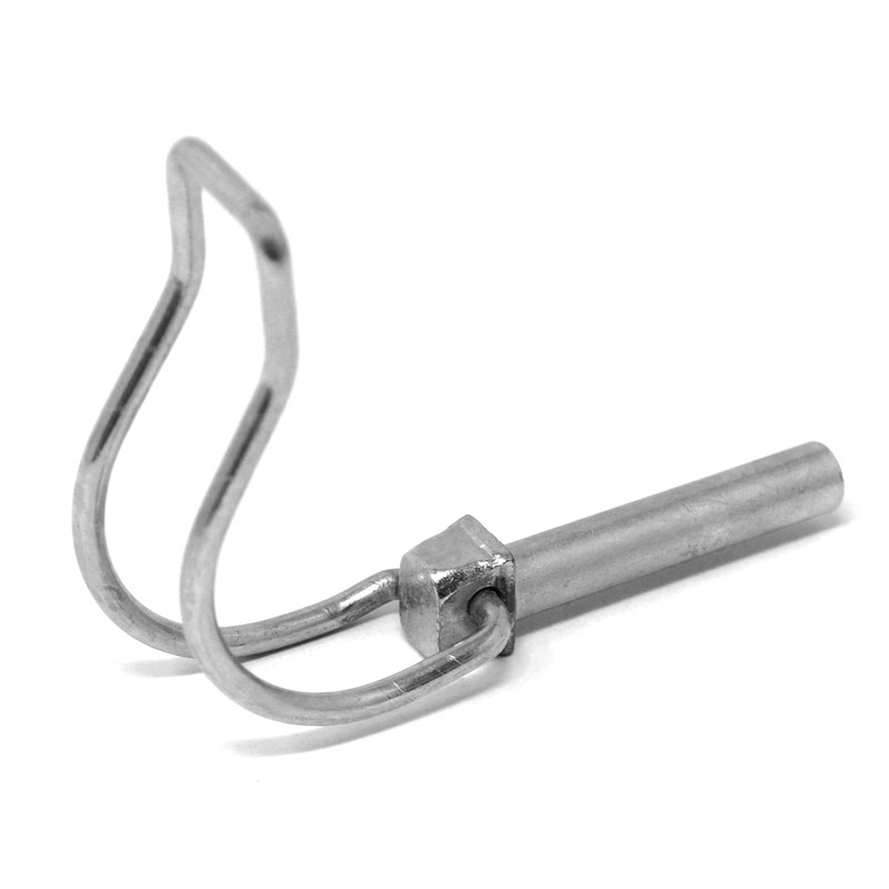 Design61 2x Folding Pipe Pin 6 x 45 mm Galvanised