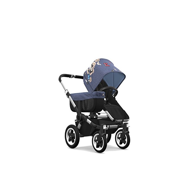 Bugaboo Donkey2 Funda lateral para cesta de equipaje, botánica
