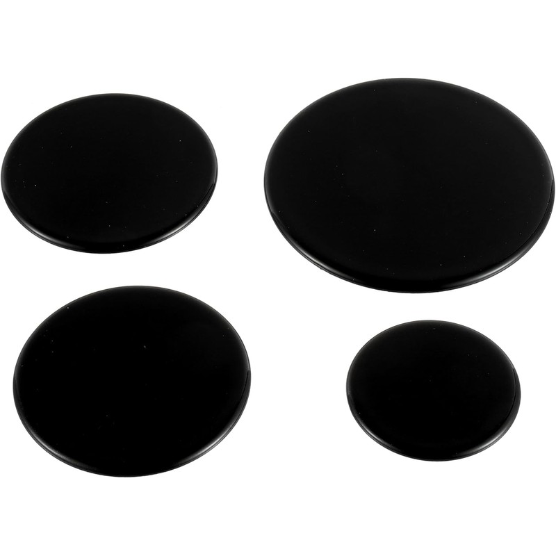 Upgraded Gas Stove Burner Cap Set - 4Piece Metal Cooker