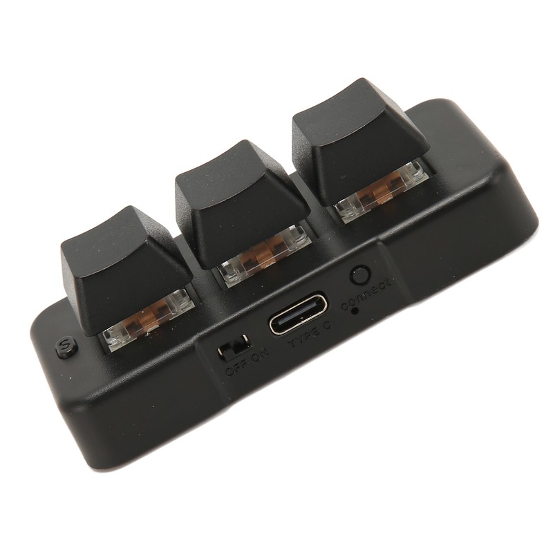 3 Key Mini Keypad 3 Mode USB Wireless 2.4G Bluetooth
