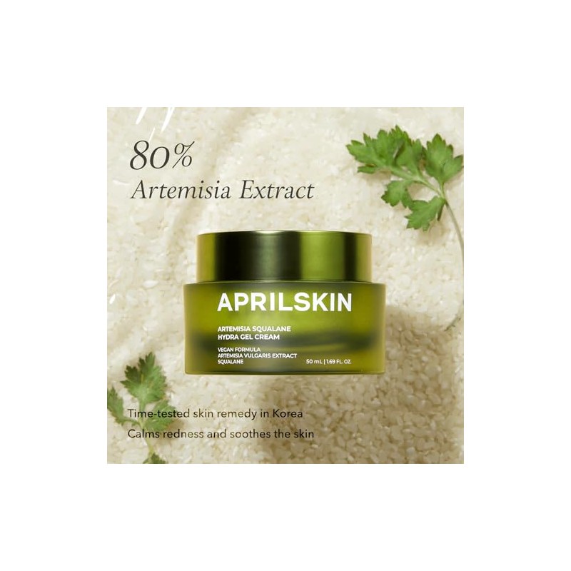 Aprilskin Crema Gel Hidratante Artemisia Squalane Piel Seca Sensible Propensa