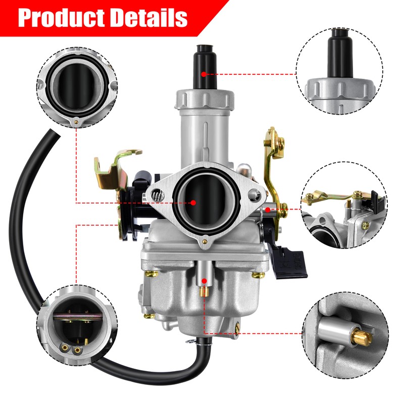 Tunejoy Carburettor 27 mm for 4 Stroke Engines 100cc 125cc