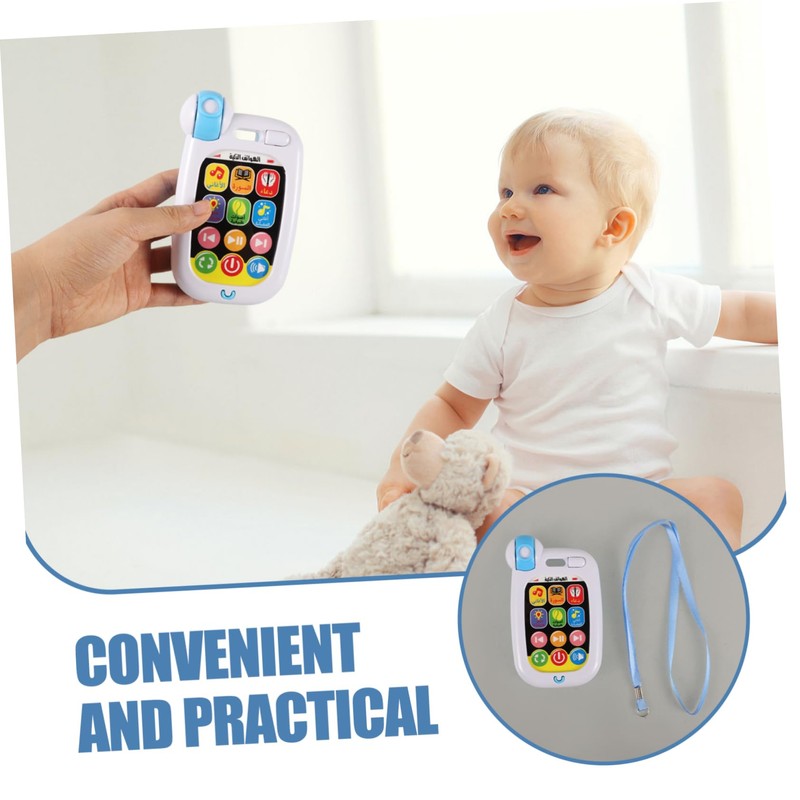 BESPORTBLE Arabic Learning Phone for Educational with Songs Sounds and