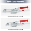 6 Pack Toggle Latch Clamp, Heavy Duty Latches, 2000Lbs Holding
