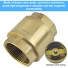 Backflow Preventer 1 1/2 Inch Brass, Anti-Backflow Check Valve, Vertical