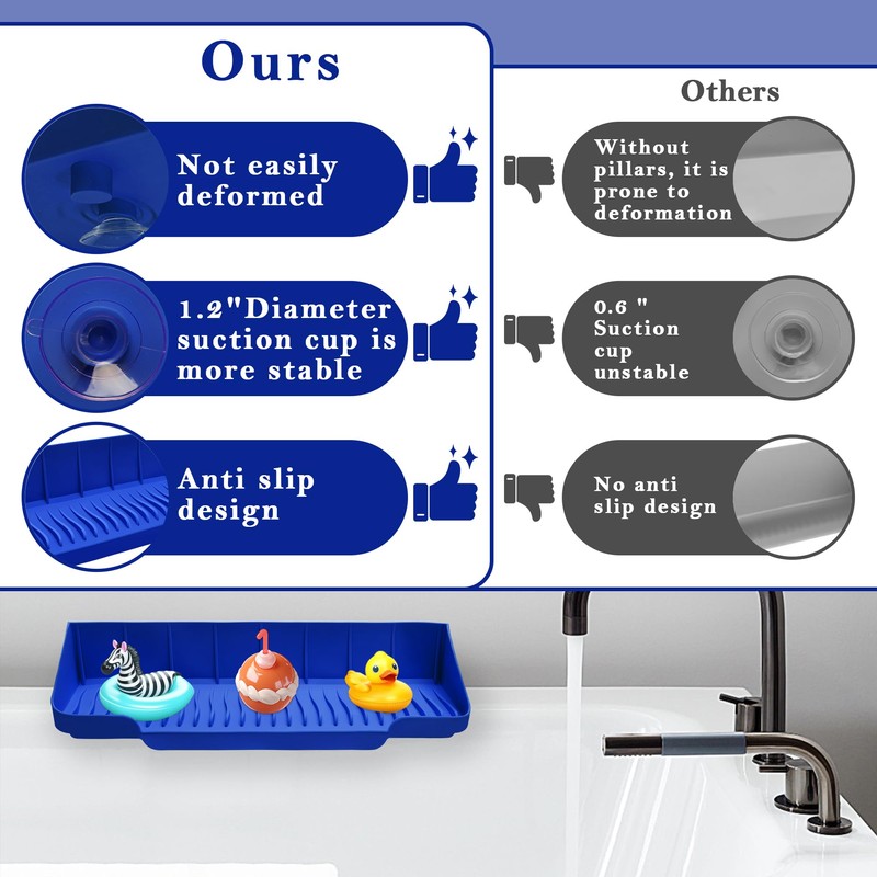 Zhaoyao 2p Splash Guard for Bathtub, Splash Pad Made from