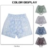MECH-ENG Men's Paisley Shorts (2 Pieces) Mesh Graphic Bandana Print