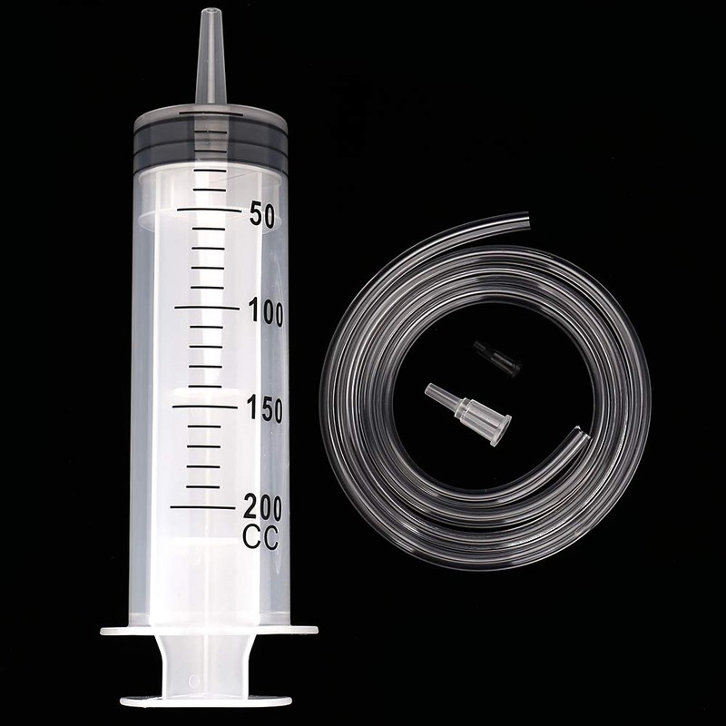 Gufastoe 2 x 200 ml Large Plastic Syringe for Industrial