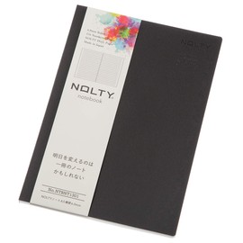 Noritsu NOLTY NTBNT1301 A5 Notebook, Ruled, Black