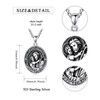 Seiyang St Joseph Necklace Patron Religious Protector Necklace Sterling Silver