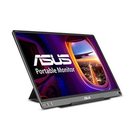 ASUS ZenScreen MB16ACE 15.6” Portable USB Type-C Monitor Full HD (1920 x 1080) IPS Eye Care with Lite Smart Case External screen for laptop