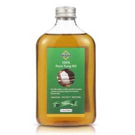 NetLea Pure Tung Oil 11.8oz – Natural Finish for Small Wood Crafts