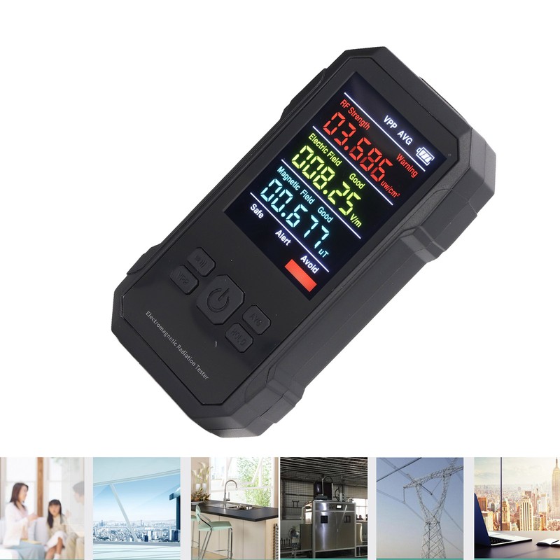 Electromagnetic Radiation Tester with Battery Handheld Digital High Frequency Radiation