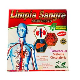 Multivitaminas Bebibles Limpia – Dietary Supplement with Moringa for Immune & System Support, 10 Drinkable Microbottles, Health & Wellness Formula