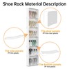MAGINELS 6-Tier Slim Shoe Storage,Narrow Shoes Rack,Hidden Closet Organizer for