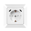 LogiLink PA0331 Flush-Mounted Socket, 1x Earthing Contact Socket (CEE 7/3),