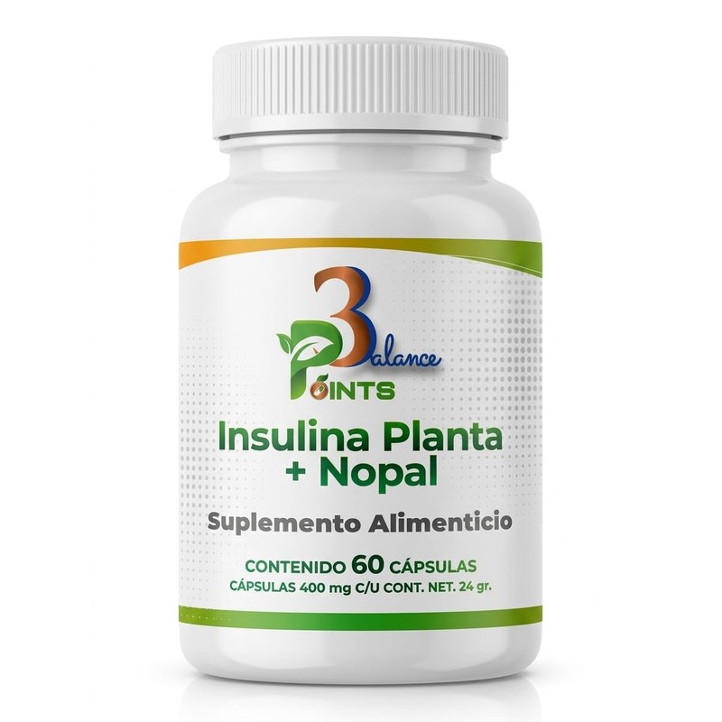 Insulina Planta + Nopal Cápsulas 60