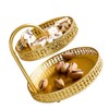 Double Layer Pastry Tray Decorative Copper Gold Biscuits Dessert Display