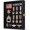 11x14 Pin Display Case for Military Badges, Medals, Patches &