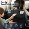 Car Back Seat Organizer for Travel – 4-in-1 ABS Storage