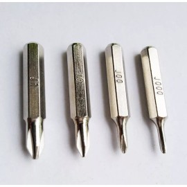 kingsdun JIS #0 #1 #2 #3 Screwdriver Bit Set J1 J0 J00 J000 Cross Screws Micro Hex 4mm