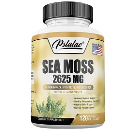 pslalae Sea Moss Capsules-Irish Moss,Bladderwr