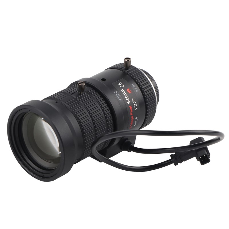 6MP CS Mount Lens 1/2.7in 5-50mm Zoom Automatic Aperture Security