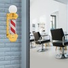 GMSLuu Barber Pole Light Rotating Hair Salon Open Sign,IP54 Waterproof,