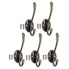 Fuxxer® 5 x Classic Coat Hooks Iron Hooks Wall Hooks