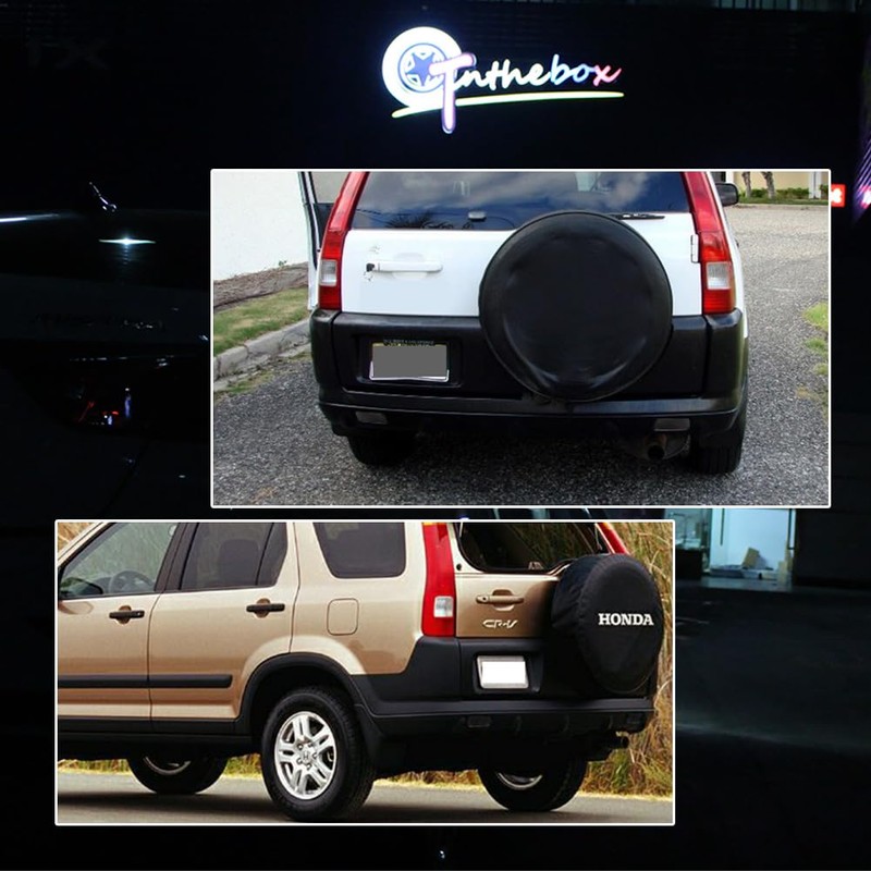 GTINTHEBOX Smoked Lens LED Rear Fog Bumper Reflector Brake Tail