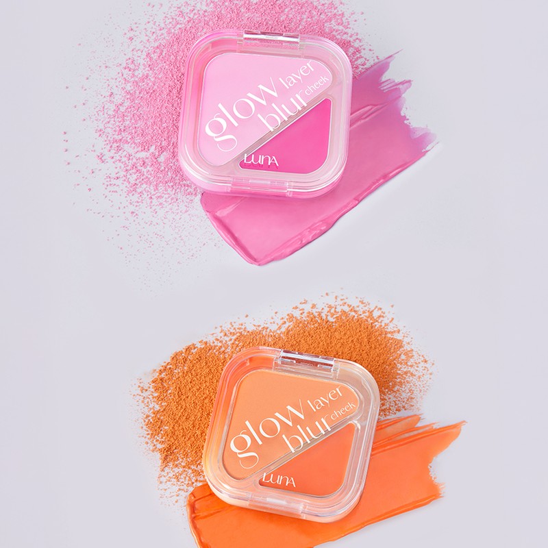 LUNA Glow Layer Blur Cheek 8.5g - 04 Shy Red