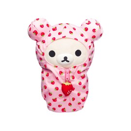 San-X Original Rilakkuma Sleeping Bag Plush Series (Korilakkuma - Strawberry)