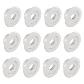 Retrofit Recessed Fire Sprinkler Escutcheon 1/2 in. IPS - Split 3 Piece in White - Depth Adjustment Range up to 3/4 in. for Fire Sprinkler Trim