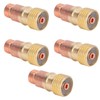 5Pcs 3/32in Gas Lens Collet Body Metal Welding Connector Replacement