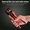 HuLuHouse Pinza Pelacables AutomáTica, pela cables, Naranja