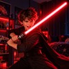 Glowing Toy Lightsaber for Kids’ Pretend Play – Telescopic LED