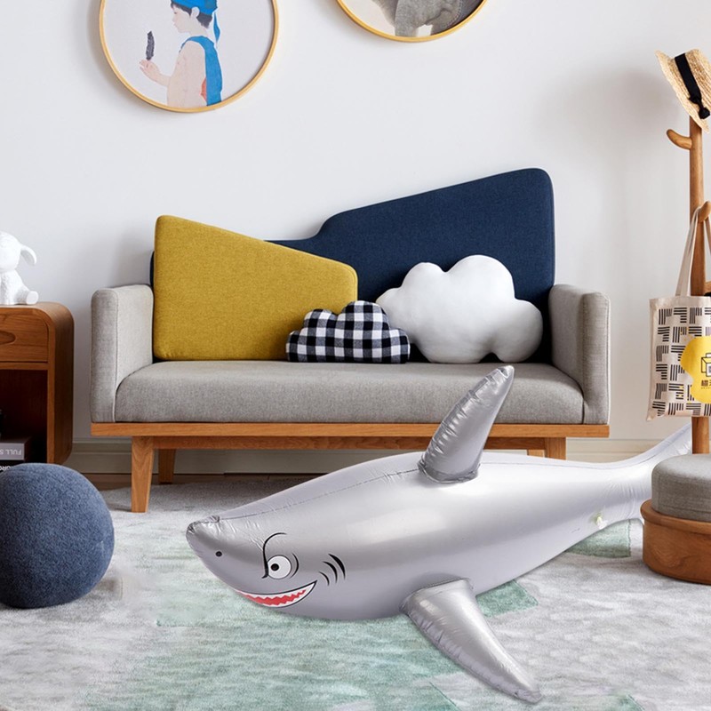 Inflatable Shark Pool Float - Shark Pool Float | Large