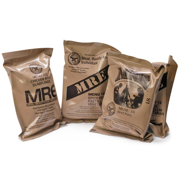 Meals Ready to Eat Surplus (Pack of 4) - MRE