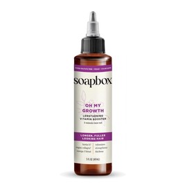 Soapbox Biotin & Superfruit Shampoo + Conditioner Set - Voluminous Hair Boost with Vegan Collagen, Aloe & Shea - Color-Safe, Sulfate & Paraben-Free - Specification: Oh My Growth Vitamin Booster Treatment