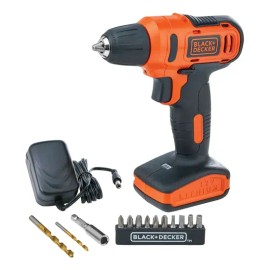 Taladro Atornillador 12V 3/8 Pul Black+Decker Ld12s Incluye Batería y Cargador
