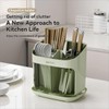 AIMALL Multifunctional Kitchen Utensil Holder – Drain Storage for Chopsticks,