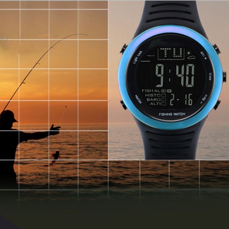 Barometer Watch Waterproof Backlight Multi Functional Altimeter Thermometer Watch for
