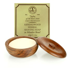 Taylor of Old Bond Street - Sandalwood - Shaving Soap - Shaving Soap in Wooden Jar - 100 g