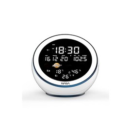 NASA - Weather Station and Bluetooth Speaker WSP1500 White - 2 Outdoor Sensors - Supplied with Power Supply