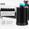 eTone 3X 1000ml Collapsible Darkroom Chemical Storage Bottles Foldable Liquid