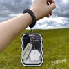 EsiFare Card Holder, Double-Sided Clear Transparent Pass Case, 2-Piece Set,