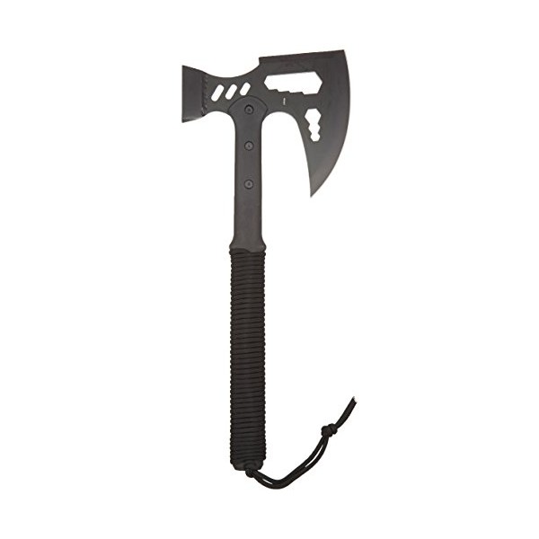 Wartech XBK04 Buckshot Tactical Multi Tool Hammer Axe with Paracord Handle, 17", Black