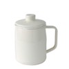 Fuji Enamel Filto Series Oil Pot, 1.0L (1.0 L), White