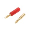 10PCS Banana Plugs 4mm Audio Jack Connector Solderless Six Blade